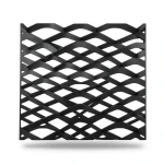 Hot Rolled Black Steel Expanded Metal Mesh Thickness 2.8 mm Width 1.22 m Length 2 m