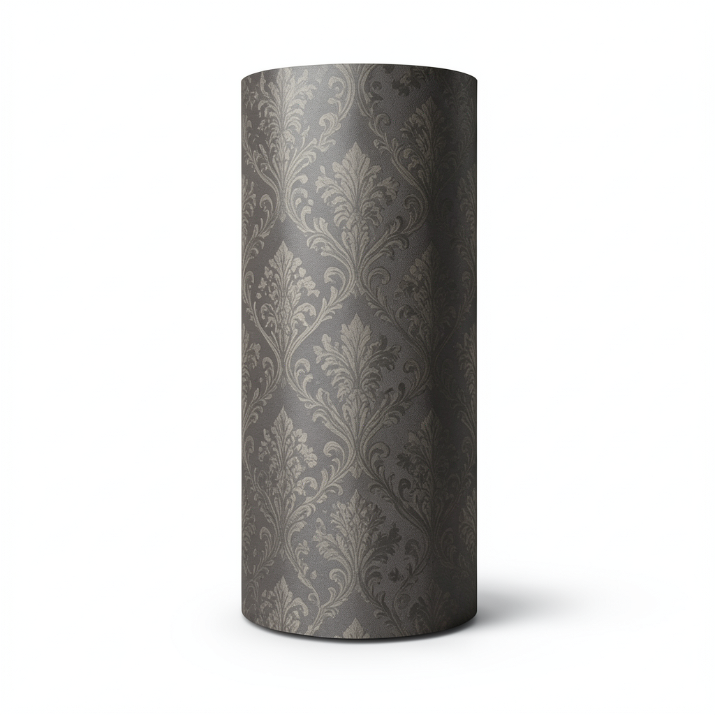 Italian Patterned Wallpaper 10m x 1.06m Dark Beige, Model 82964