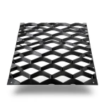 Hot Rolled Black Steel Expanded Metal Mesh Thickness 2.8 mm Width 1.22 m Length 4 m