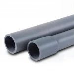 UPVC Pipes National  Nominal Pressure 11 Bar Size 6 inch Thickness 6.5 mm Gray Colour