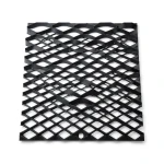 Hot Rolled Black Steel Expanded Metal Mesh Thickness 2.8 mm Width 1.22 m Length 6 m