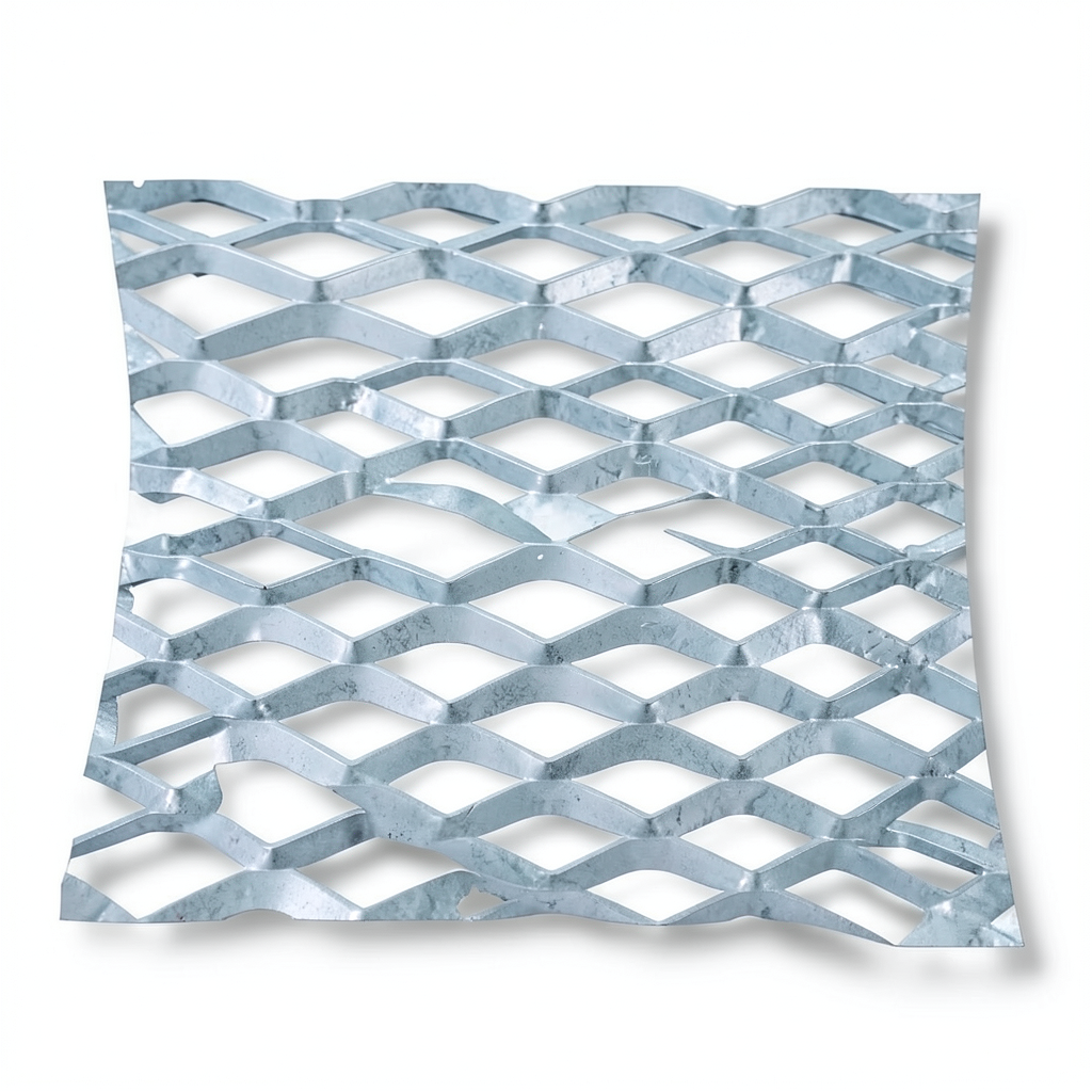 Galvanized Steel Expanded Metal Mesh Thickness 1.5 mm Width 1.22 m Length 2 m