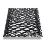 Hot Rolled Black Steel Expanded Metal Mesh Thickness 3 mm Width 1.22 m Length 1 m