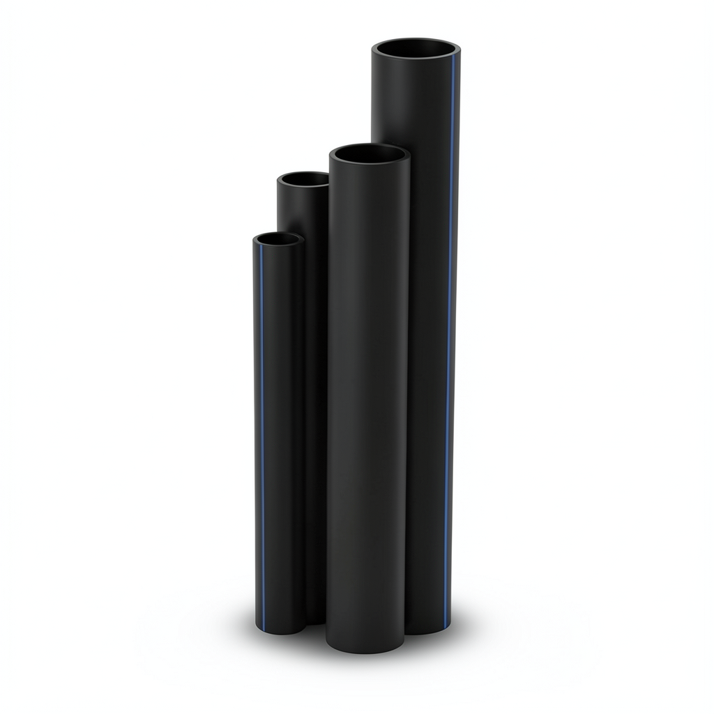أنابيب HDPE SDR26 قطر خارجي 75 مم سمك 2.9 مم لون أسود