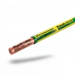 400 mm Stranded Copper Earthing Electric Wire, 450/750 Rated Voltage, PVC Insulation, Green/Yellow | Riyadh Cables