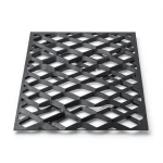 Hot Rolled Black Steel Expanded Metal Mesh Thickness 3 mm Width 1.22 m Length 3 m