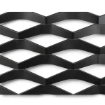Hot Rolled Black Steel Expanded Metal Mesh Thickness 3 mm Width 1.22 m Length 4 m