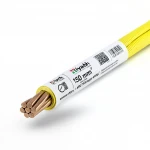 سلك 150 مل الرياض نحاس مجدول عزل PVC لون اصفر 450/750 فولت 