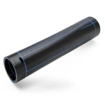 HDPE Pipes SDR 26 Outside Diameter 160 mm Thickness 6.2 mm Black