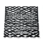 Hot Rolled Black Steel Expanded Metal Mesh Mazyoon Thickness 3 mm Width 1.22 m Length 6 m