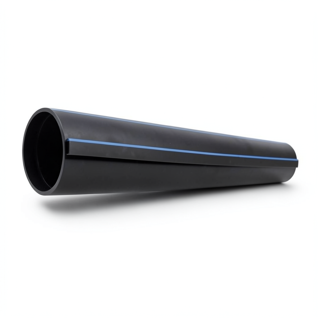 مواسير HDPE SDR 26 قطر خارجي 200 مم سمك 7.7 مم لون أسود