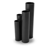 مواسير HDPE SDR 26 قطر خارجي 225 مم سمك 8.6 مم لون أسود