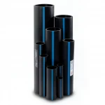 Sappco HDPE Pipes PE 100 Pressure 16 Bar Outside Diameter 160 mm Thickness 14.6 mm Black Color