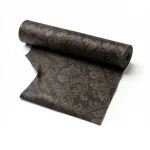 Italian patterned wall Covering, size 10 m x  0.53m, dark brown color, model 73530 