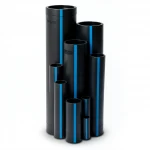 Sappco HDPE Pipes PE 100 Pressure 16 Bar Outside Diameter 180 mm Thickness 16.4 mm Black Color