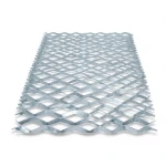 Galvanized Steel Expanded Metal Mesh Thickness 1.5 mm Width 1.22 m Length 2 m
