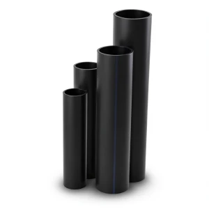 مواسير HDPE نسبة الأبعاد القياسية 26 قطر خارجي 400 مم سمك 15.3 مم لون أسود