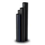 مواسير HDPE نسبة الابعاد القياسية 26 قطر خارجي 450 مم سمك 17.2 مم لون اسود