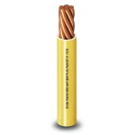 185mm2 Single Electric Wire 450/750V, Stranded Copper, Heat Resistant PVC Insulated, Yellow | Al Fanar