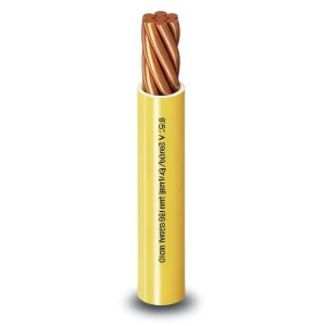 185mm2 Single Electric Wire 450/750V, Stranded Copper, Heat Resistant PVC Insulated, Yellow | Al Fanar