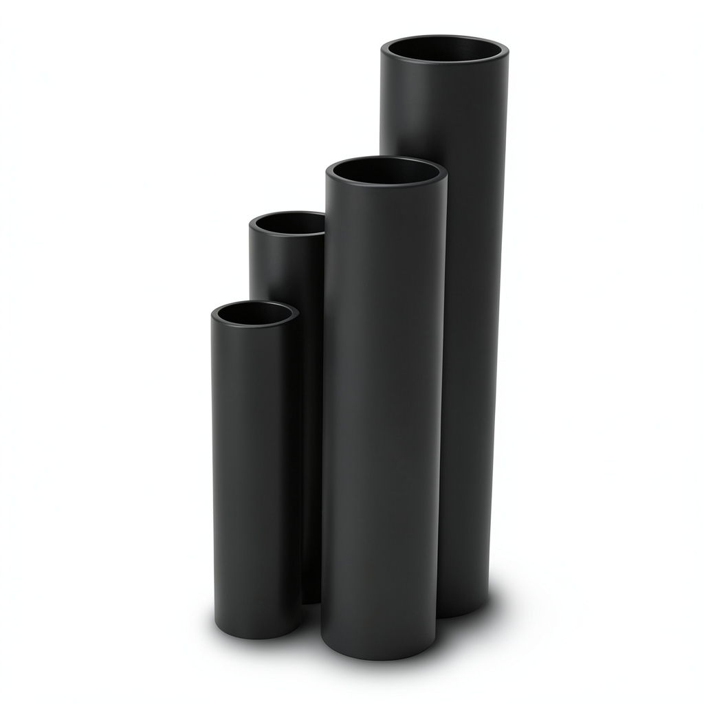 HDPE Pipes SDR26 Outside Diameter 63 mm Thickness 2.5 mm Black