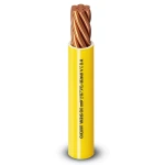 400mm² Stranded Copper Wire 450/750V, Heat Resistant PVC Insulated, Yellow | Al Fanar