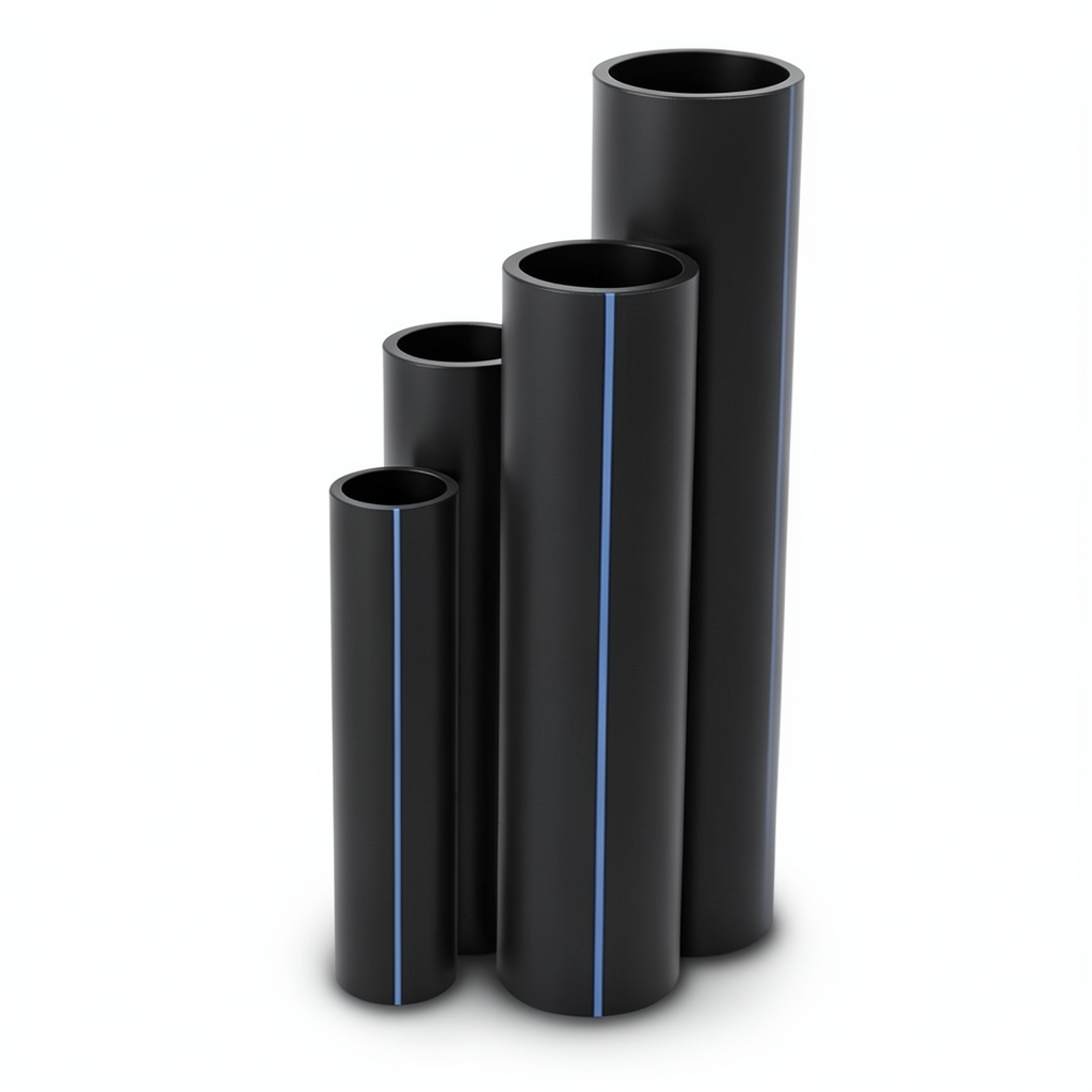 أنابيب HDPE SDR26 قطر خارجي 75 مم سمك 2.9 مم لون أسود