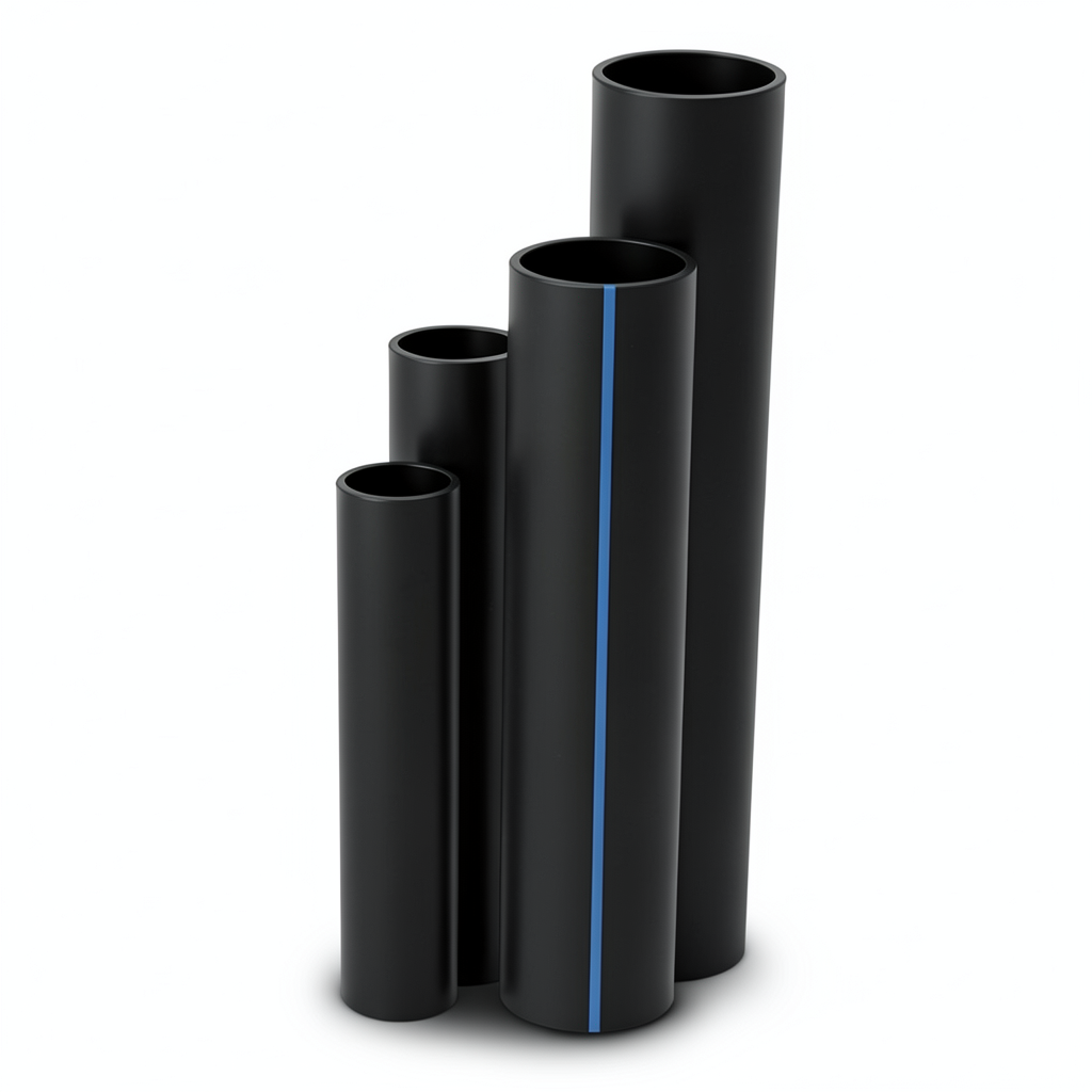 أنابيب HDPE SDR26 قطر خارجي 90 مم سمك 3.5 مم لون أسود