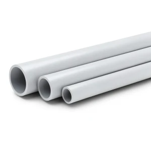 UPVC Pipes Schedule 80 Size 2 Inch Thickness 5.54 mm Light Gray