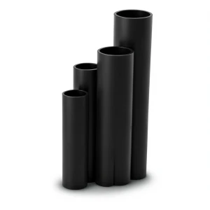 مواسير HDPE SDR 26 قطر خارجي 125 مم سمك 4.8 مم لون أسود