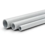 مواسير UPVC جدول 80 مقاس ¾ إنش سمك 3.91 مم لون رمادي فاتح