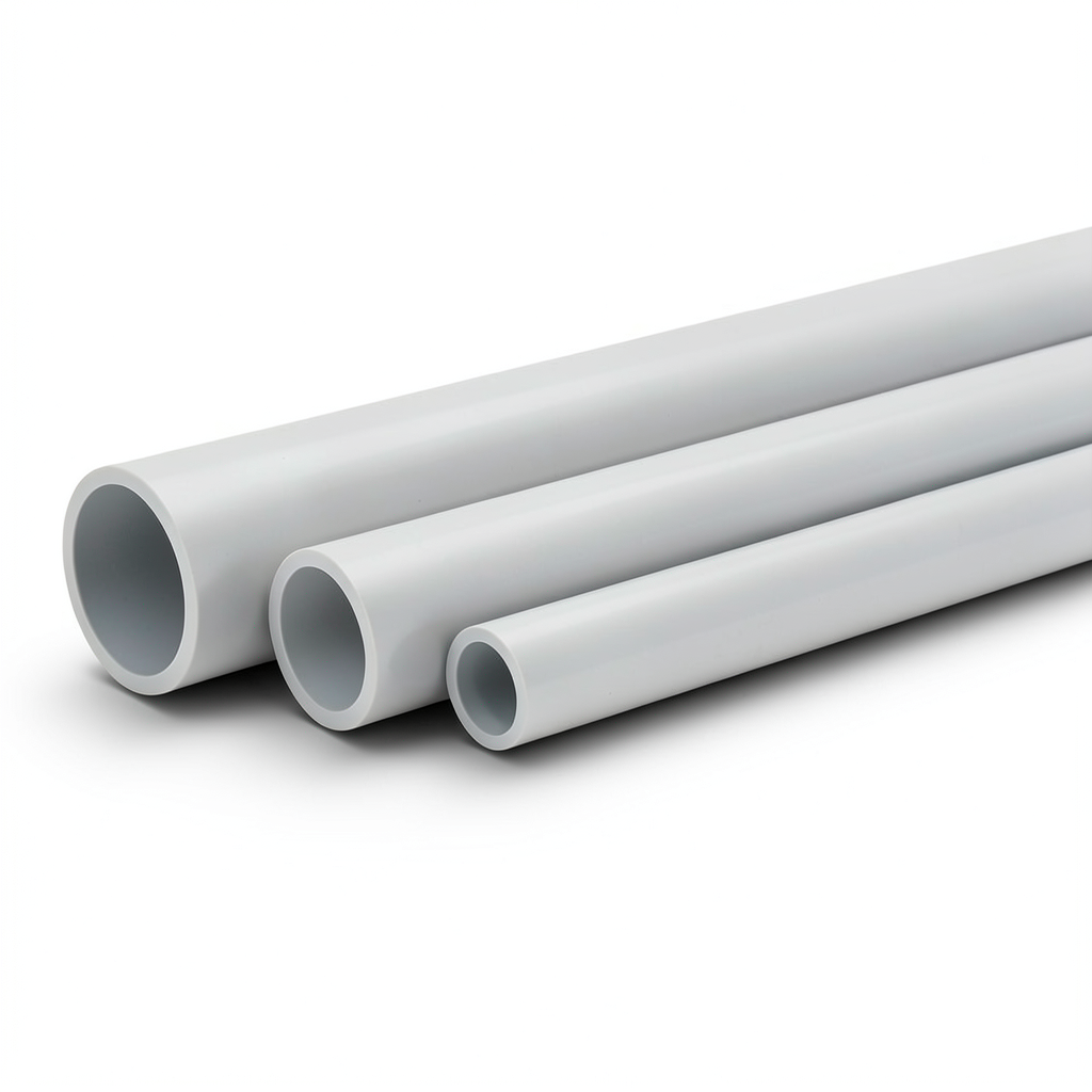 UPVC Pipes Schedule 80 ¾ Inch Thickness 3.91 mm Light Gray