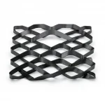 Hot Rolled (Black) Steel Expanded Metal Mesh  [Mazyoon] Thickness 1.7 mm Width 2.44  meter Length 7 meter | Bait Al Tatawor Company