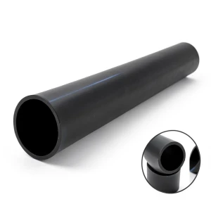 HDPE Pipes SDR 26 Outside Diameter 160 mm Thickness 6.2 mm Black