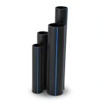 HDPE Pipes SDR 26 Outside Diameter 180 mm Thickness 6.9 mm Black