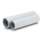 مواسير UPVC جدول 80 مقاس ½ 1 إنش سمك 5.08 مم لون رمادي فاتح