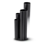 HDPE Pipes SDR 26 Outside Diameter 200 mm Thickness 7.7 mm Black