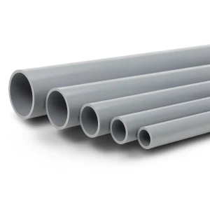 UPVC Pipes Nominal Pressure 4 Bar Outside Diameter 90 mm Thickness 1.8 mm Gray