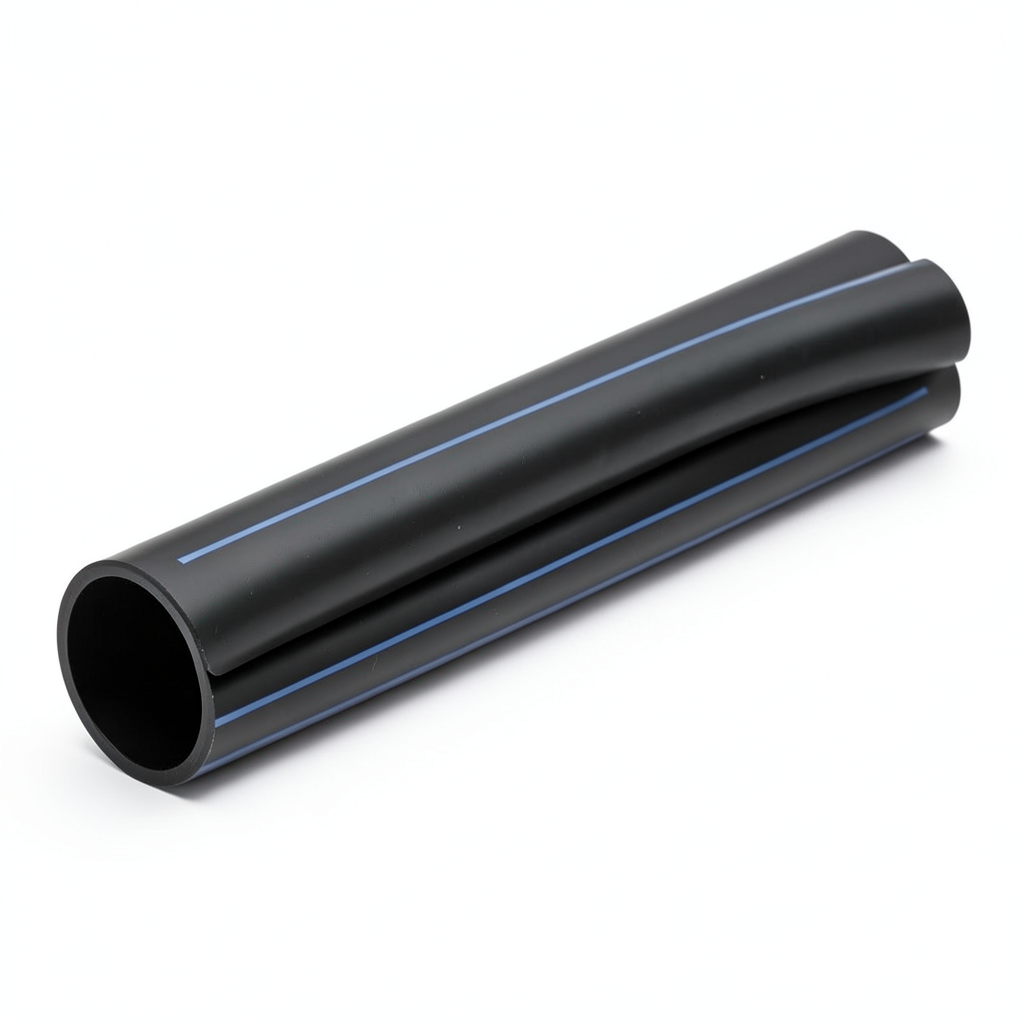 مواسير HDPE SDR 26 قطر خارجي 225 مم سمك 8.6 مم لون أسود