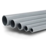 UPVC Pipes Nominal Pressure 4 Bar Outside Diameter 125 mm Thickness 2.5 mm Gray