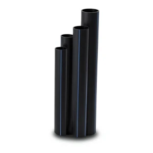 مواسير HDPE نسبة الأبعاد القياسية 26 قطر خارجي 355 مم سمك 13.6 مم أسود