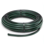 HDPE Plastic Coil Pipe PN 9.8 Bar PE 63 40 mm SDR 9 Black with Green Stripes