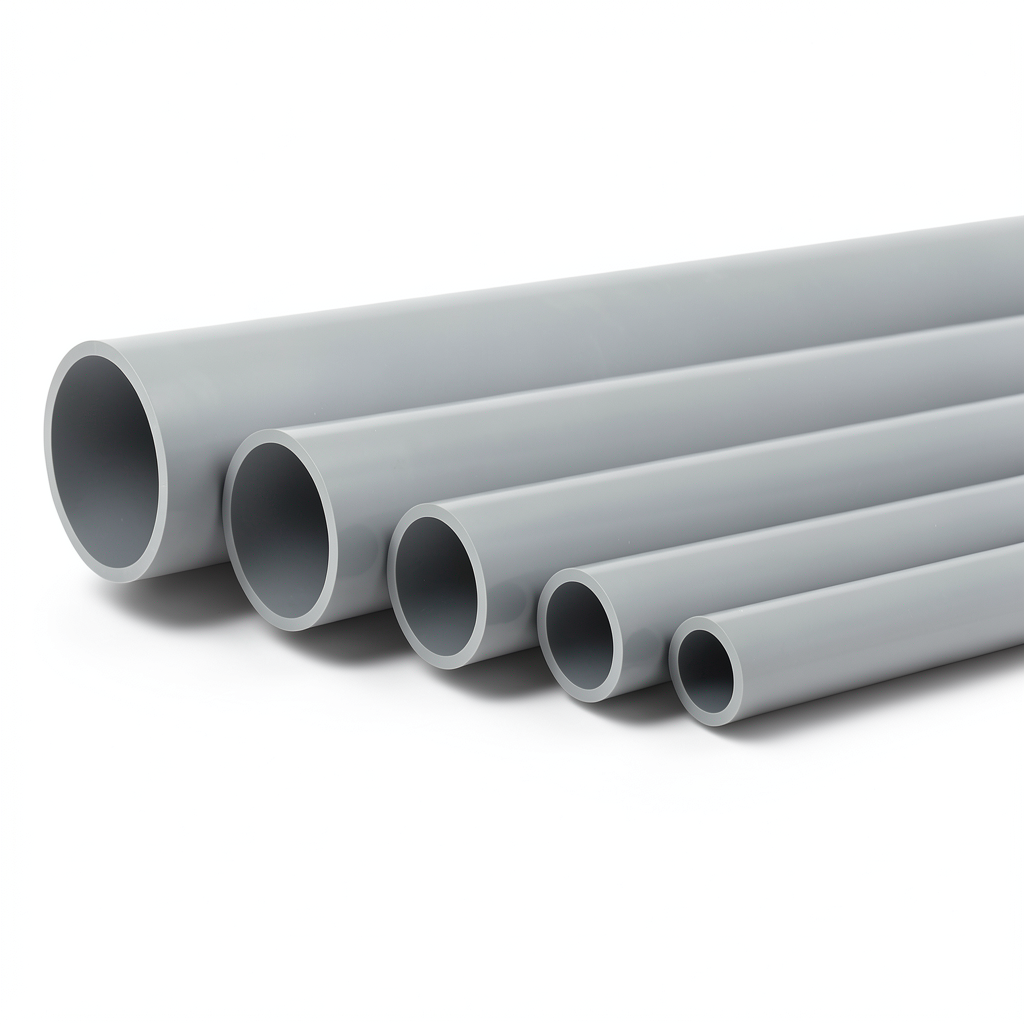 UPVC Pipes Nominal Pressure 4 Bar Outside Diameter 280 mm Thickness 5.5 mm Gray