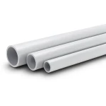 مواسير UPVC جدول 80 مقاس ¾ إنش سمك 3.91 مم لون رمادي فاتح