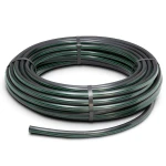 HDPE Plastic Coil Pipe Nominal Pressure 9.8 Bar PE63 63 mm SDR 9 Black with Green Stripes