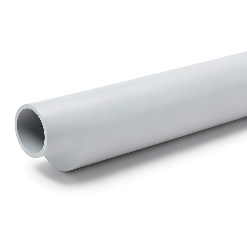 مواسير UPVC جدول 80 مقاس ¼ 1 إنش سمك 4.85 مم لون رمادي فاتح