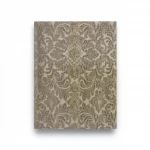 Italian Wallpaper Dark Beige Color Classic Design, Size 10mx0.70m, Model RC18042