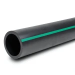 HDPE Plastic Pipe Pressure 6.2 Bar PE 63 Size 280 mm SDR 13.6 Black