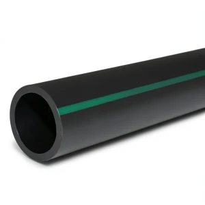 HDPE Plastic Pipe PN 6.2 Bar PE 63, 315 mm Diameter, SDR 13.6, Black