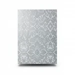 Italian Wallpaper Gray Color Classic Design, Size 10mx0.70m, Model RC18048